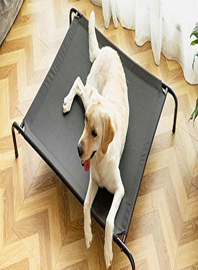 KOZI PET Steel Elevated Dog Bed Outdoor Indoor Dog Cot, Raised Dog Beds (x large, Black) - Image 3